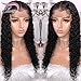 Elva Hair Real HD Lace Wig Wear Go Glueless Curly Human Hair Wigs HD Lace Frontal Wig PrePlucked Byebye Knots with Baby Hair