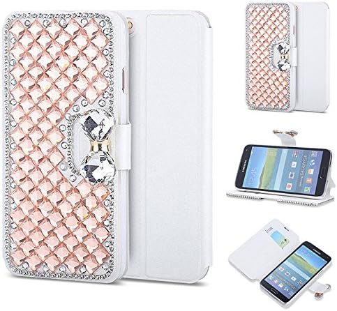 iPhone 6Plus case,iPhone 6sPlus Flip Leather Case Stands Case,Three cray Luxury Bling Crystal Diamond Rhinestone Bow Lady Bag Case Cover For iPhone 6sPlus/iPhone 6Plus