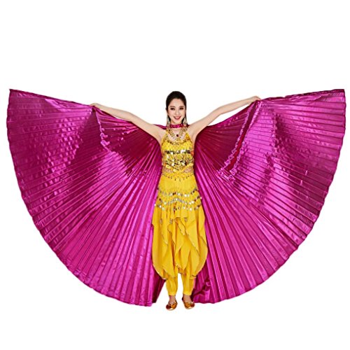 Dancing Costume, METFIT Egypt Belly Wings Belly Dance accessories No Sticks