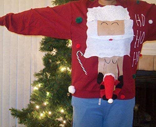 Amazon.com: Brand NEW Ugly Christmas Sweater (Sweatshirts) Men S, M,L,Xl, 2xl, 3xl,4xl Naughty 