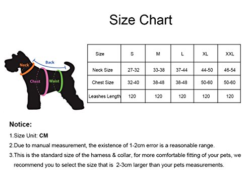 Newtensina Dog Collar & Harness & Lead Sets Fashion Dog Collar Diamante with Harness & Leashes Comfortable Soft Suede Collar Harness and Leashes Set for Dog - Pink - M - Thumbnail 7