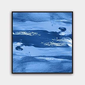 Framed Canvas Wall Art Abstract Color Painting Canvas Prints Home Artwork Decoration for Living Room,Bedroom - 16x16 inches