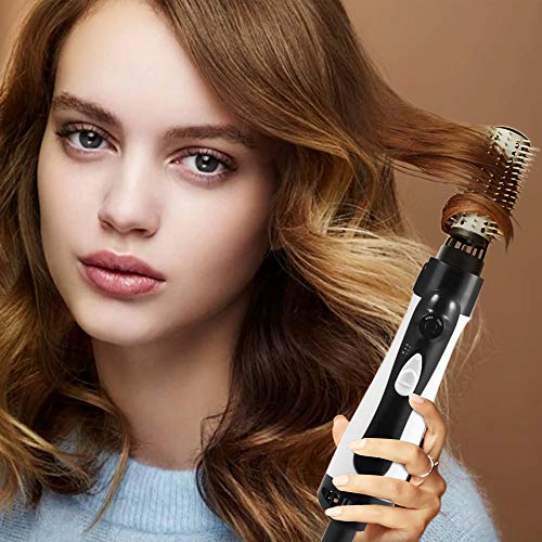 One Step Hair Dryer and Volumizer - 2 in 1 Blow Dryer Hot Air Brush Hair Styling Tool - Ceramic Negative Ion Technology - Anti-Scald and Auto Shutoff Safety Feature