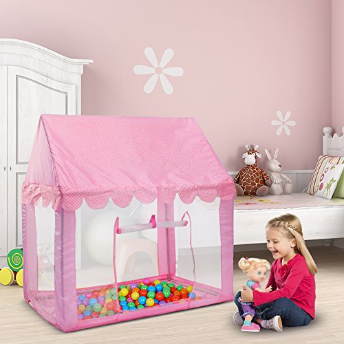 InnoFun Kids Princess Castle Play Tent, Children Playhouse,Girls Personal Playing Zone (Balls&Lights not included)