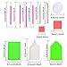 32 Pieces Diamond Painting Embroidery Cross Stitch Tools Kits Diamond Brush Set, Diy Diamond Painting Pen/Tweezers/Glue/Plastic Tray Set Sewing Accessories