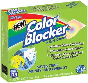 Color Blocker Dye-trapping, In -Wash Cloths - 24 each (1 Pack)