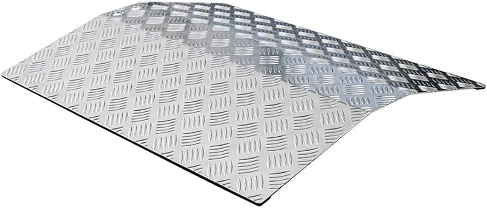 Aluminium Threshold Ramp,Non-Slip Surface Heavy Duty Mobile Entry Ramps Portable Folding Barrier-Free Ramp for Wheelchair Scooter Pet Car