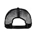 2040USA Straw Trucker Hat 8411, (Black)