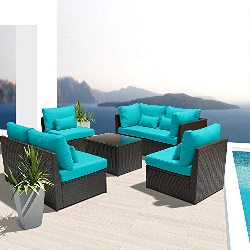 Dineli 12pcs Pack Outdoor Furniture Set Sofa Clips Patio Sectional
