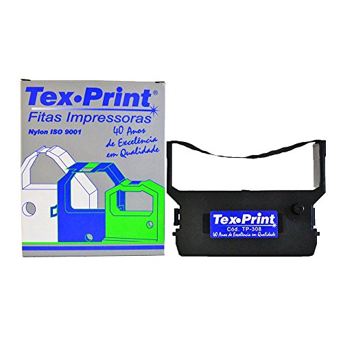 Fita Para Impressora Tex Print TP308 Citizem DP-600 Caixa C/ 2 Unidades