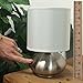Catalina Lighting 18581-00 Caden Mini Reading Lights, Touch Accent Lamps for Office, Dorm, or Bedroom, Reading Light Nightstand Lamp, LED Bulb NOT Included, 9.25