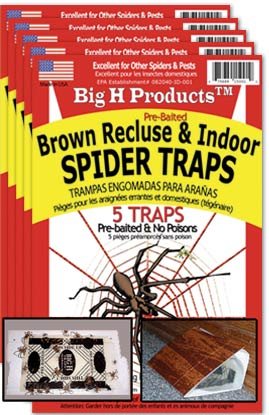 Big H Products Hobo & Brown Recluse Spider Traps 25 Trap Special Big H Products Hobo & Brown Recluse Spider Traps 25 Trap Special