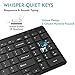 Wireless Keyboard and Mouse,ETROBOT 2.4GHz Ultra Slim Full-Size Compact USB Wireless Keyboard and Mute Mouse Combo Portable for PC Laptop Desktop Notebook Mac Windows