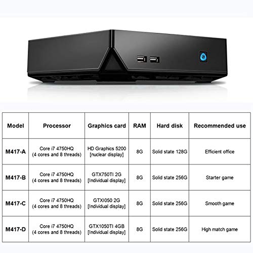 SDJJ-Mini-Pc-Adapter-Independent-Graphics-Mini-PC-Mingying-M4I7-C-8GB256GB-Core-I7-4750HQ-Quard-Core-GTX1050-2G-With-4-USB-20-Ports-2-USB-30-PortsBlack-Color-Black