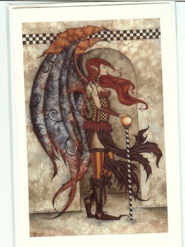 Amy Brown Large Print Greeting Card 5.5" X 8.5" Fairy Faery Dragon Daughter