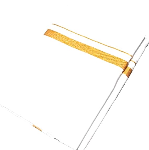 RRT Cotton lungi with golden border