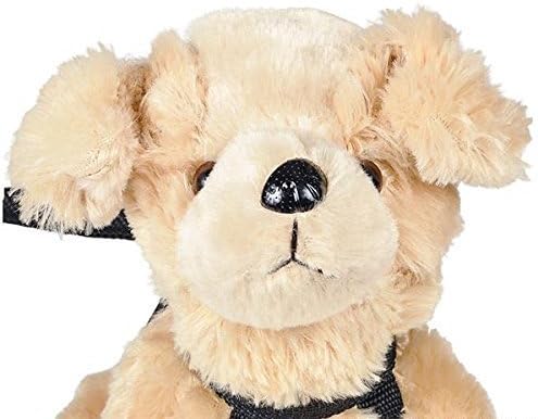 stuffed animal on a stick leash