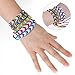 Tinksky 9pcs Handmade Colorful Braided Bracelets Thread Wrist Ankle Bracelets (Random Color)
