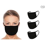 Fashion Mask Washable Reusable Cover - Double Layer Cover for Dust Particle & Droplet Protection - Unisex 3 Pack