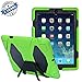 Ipad 2/3/4 Case, Kidspr Ipad CaseNewHot Super Protect [Shockproof] [Rainproof] [Sandproof] with Built-in Screen Protector for Apple Ipad 2/3/4 (Green/Black)