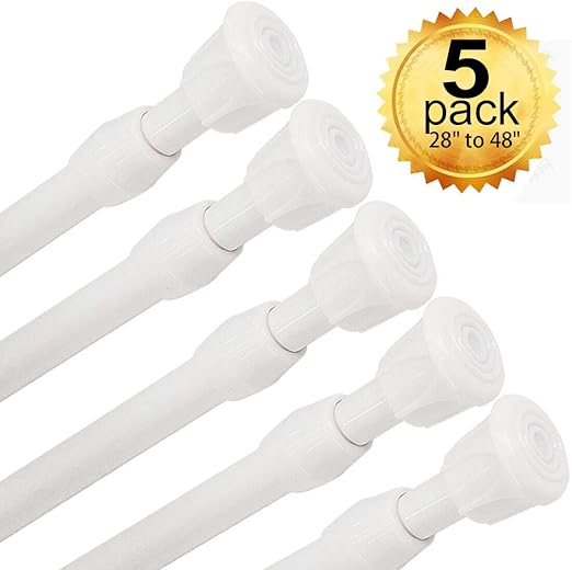 Amazon Com Goodtou Tension Rods 5 Pack Cupboard Bars Tensions