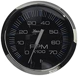 Faria 33718 Chesapeake Black 7000 rpm Tachometer