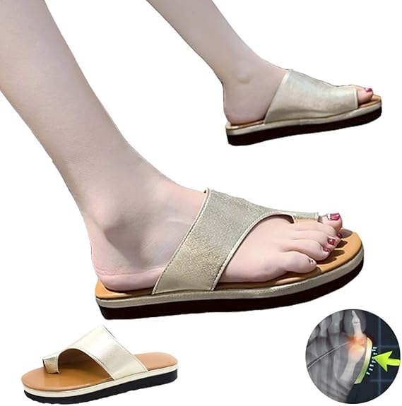 LWWOZL Womens Sandals for Bunions Corrector Summer Open Toe Fashion