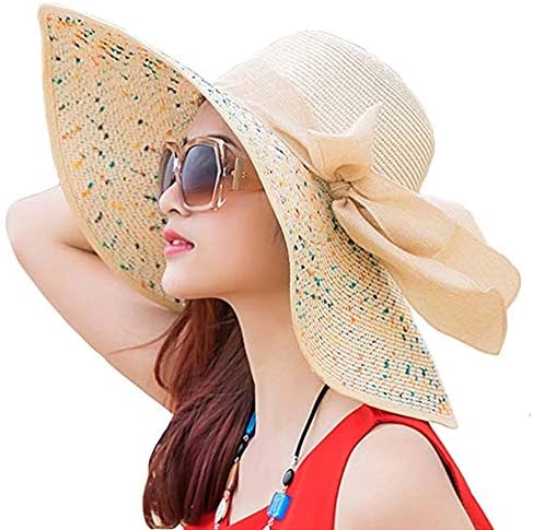MOWANG Roll up Wide Brim Sun Visor UPF 50+ UV Protection Sun Hat with Neck Protector