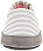 ACORN Women's Moc Summer Weight Slip-On Loafer, White Stripe, Medium/6.5-7.5 M US