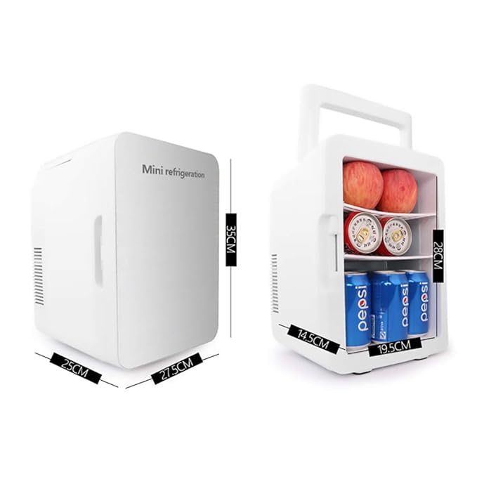 PXQ Refrigerador para automóvil 10L Mini refrigerador Doble ...