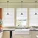 Chicology Cordless Magnetic Roman Shades / Window Blind Fabric Curtain Drape, Light Filtering, Privacy - Daily White, 31