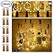 10 Pack 20 LED Wine Bottle Cork Lights Mini Fairy String Lights Copper Wire, Battery Operated Starry Lights for DIY, Festival, Wedding, Party, Indoor, Outdoor Decoration (Warm White)