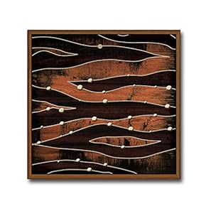Framed Canvas Wall Art for Living Room, Bedroom Indian Tribe Totem Theme Canvas Prints for Home Decoration Ready to Hang - 16x16 inches