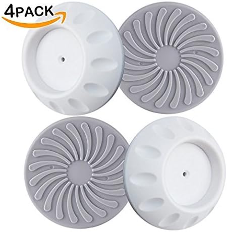 4 Pack Wall Cups Pressure for Baby and Pets Gates, Protects Wall Surface , Fit for Bottom Gate, Door, Wooden Stairs. Safety for your Dogs and Kids
