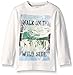 Crazy 8 Boys' Jet Ivory Wild Side Graphic Tee