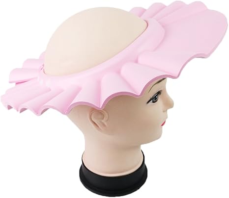 Amazon Agm65 シャンプーハット 大人子ども兼用 サイズ調整可能 厚手 へたれない 介護 ケガ 保護 ピンク バス用品 ホーム キッチン オンライン通販