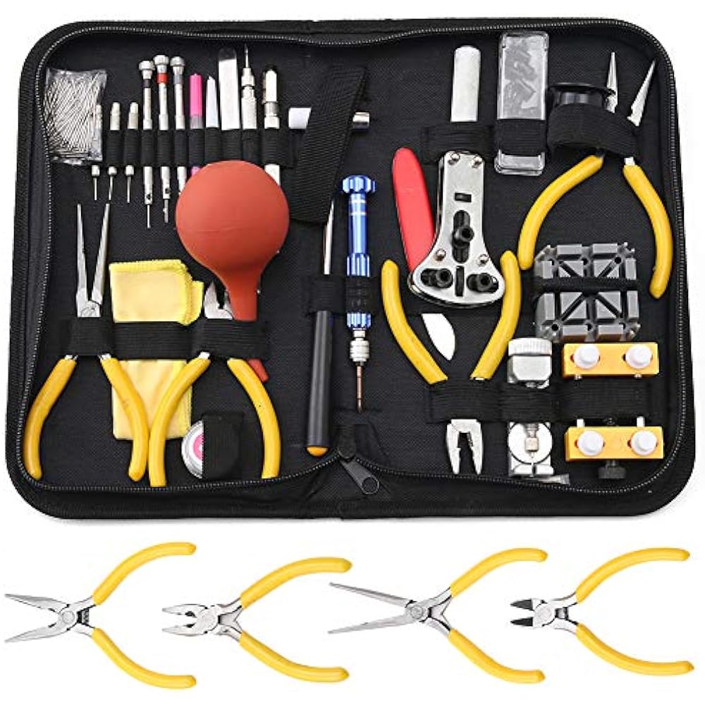 Professional Watch Repair Tool Kit 141pcs Watchmaker Kit, Including