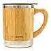 Forestry Labs Stainless Steel and Bamboo Insulated Mug - 9oz