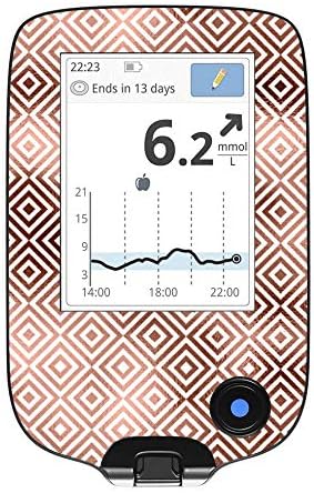 Diabetes Vinyl Sticker Freestyle Libre - Copper Diamond