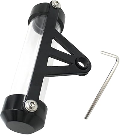 Amazon ユニバーサル オートバイ バイク 安全なチューブ 円筒ホルダー フレーム 防水 全3色 ブラック チェーンガード 車 バイク