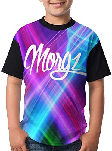 Woiiser Kids Tshirts, Morgz Challenge Boys and Girls Print T-Shirts, Youth Fashion Tops