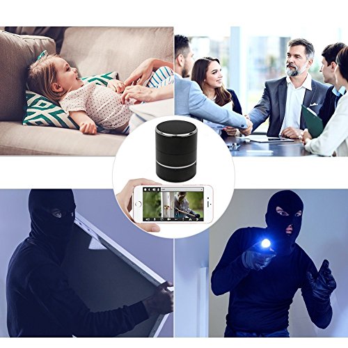 WNAT-Hidden-Camera-1080P-WiFi-HD-Spy-Camera-Bluetooth-Speakers-Wireless-Mini-Camera-Rotate-LeftRight-180-Video-Recorder-Real-Time-View-Nanny-Cam
