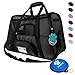 PetAmi Airline Approved Pet Carrier for Cat, Soft Sided Dog Carrier for Small Dogs, Cat Travel Supplies Accessories for Indoor Cats, Ventilated Pet Carrying Bag Medium Large Kitten Puppy, Large Black