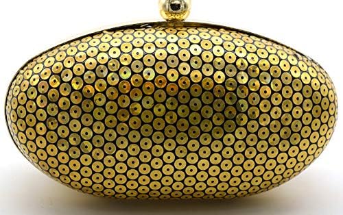 TOOBAHandicraft Hand Embroidered Box Clutch Bag Purse for Bridal, Casual, Wedding