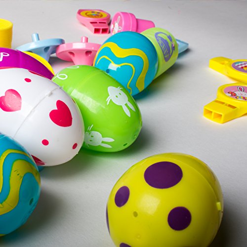 Bulk Toys Party Favors for Kids Party - 100 Pc Easter Theme Toy Assortment for Goodie Bags Party Bags Easter Pinata Prizes Easter Basket and more