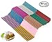60pcs 10 Color Hot Glue Gun Sticks by Salare Hot Melt Glue Sticks Mini 7mm x 10cm For DIY Art Craft