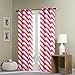 Black Room Darkening Curtains For bedroom , Libra Print Grommet Curtains for Living Room , Polyester Modern Window Curtains , 42X84