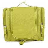 Electronics Power Cable Holder/Toiletry Bag/Makeup Organizer/Cosmetic Bag/Portable Travel Kit Organizer/Household Bathroom Pack/Storage Storage for Business Vacation (Medium Green)