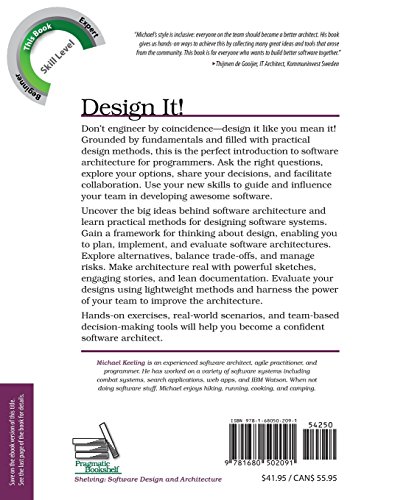 Design It!: From Programmer to Software Architect (The Pragmatic Programmers) - //medicalbooks.filipinodoctors.org