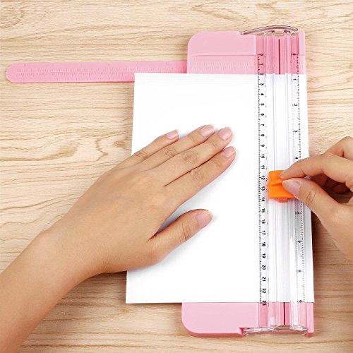 JIELISI 9" Paper Cutter, A5 Portable Scrapbooking Trimmer, Paper
